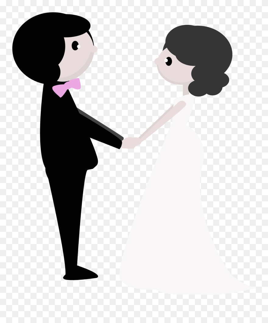 Wedding Marriage Bridegroom Clip Art - Transparent Marriage Clipart - Png Download