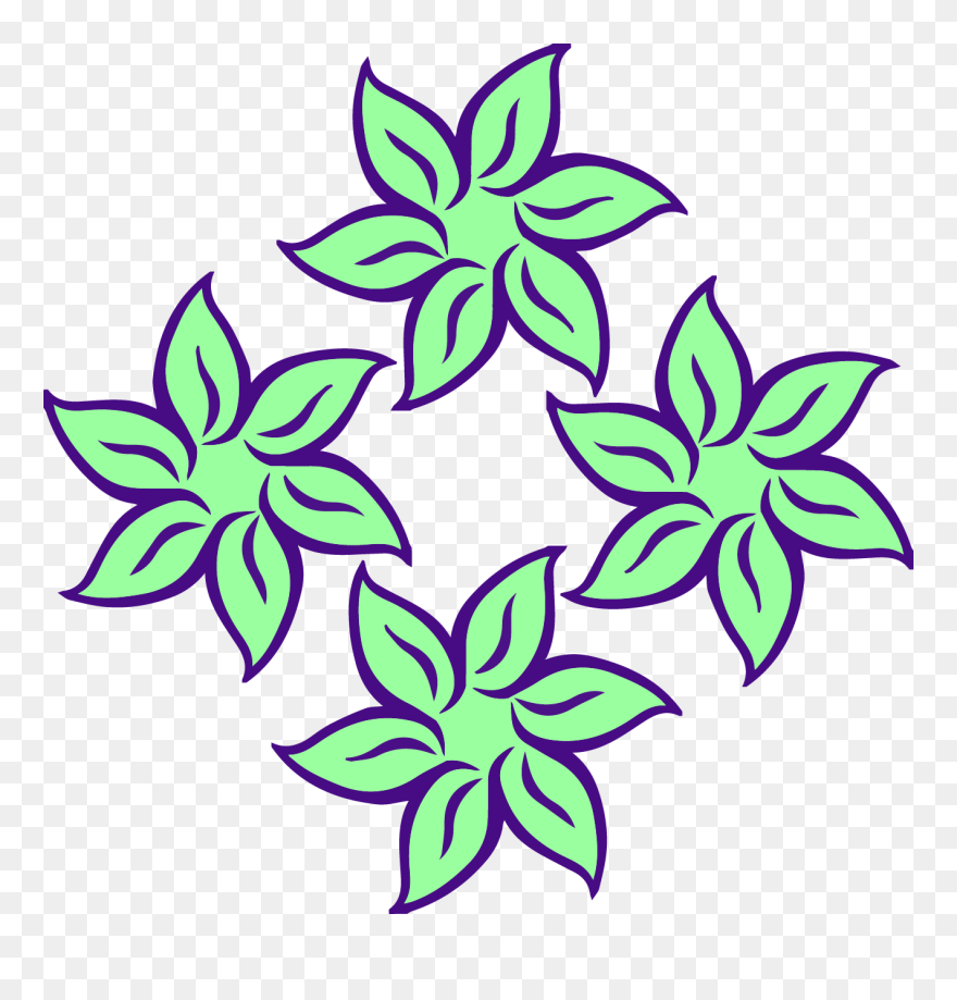 Transparent Lavender Plant Png - Easy Flower Petals Drawing Clipart
