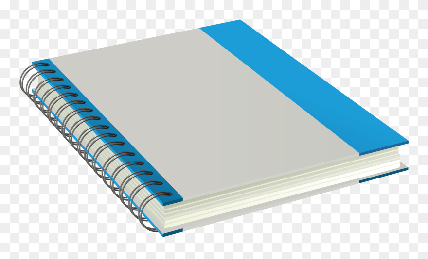 Paper Notebook Clip Art - Transparent Background School Notebook Clipart - Png Download