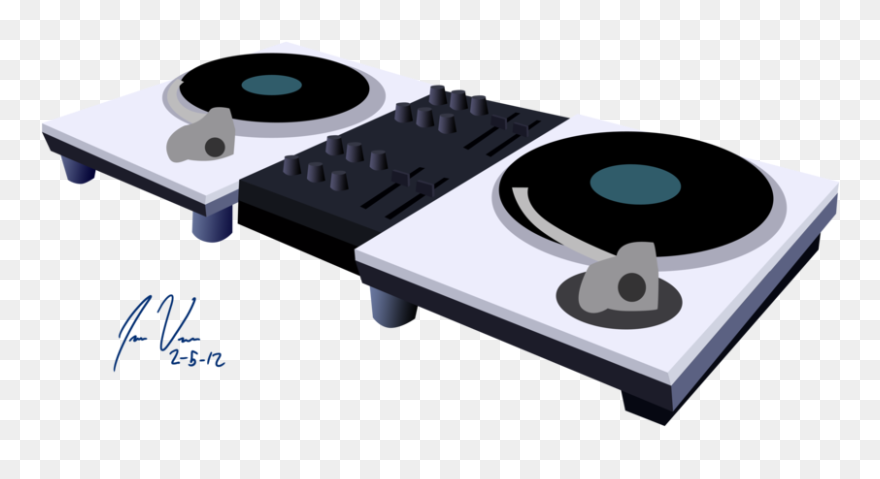 Dj Table Clipart Png - Dj Turntable Png Transparent Png