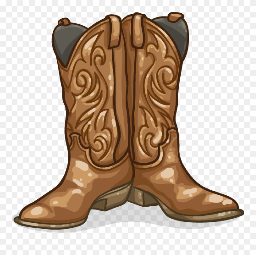 Cowboy Boot Clip Art - Cowboy Boot Boots Clipart - Png Download