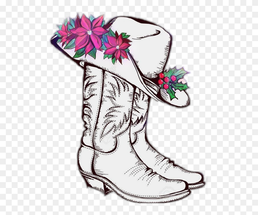 Cowboy Boots Clipart - Png Download