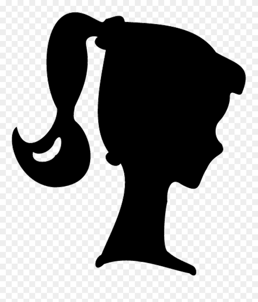 Barbie Silhouette Party Drawing Clip Art - Free Printable Fashion Silhouette - Png Download