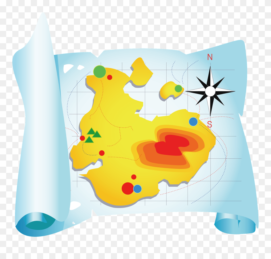 Mapa Travel Clipart - Png Download