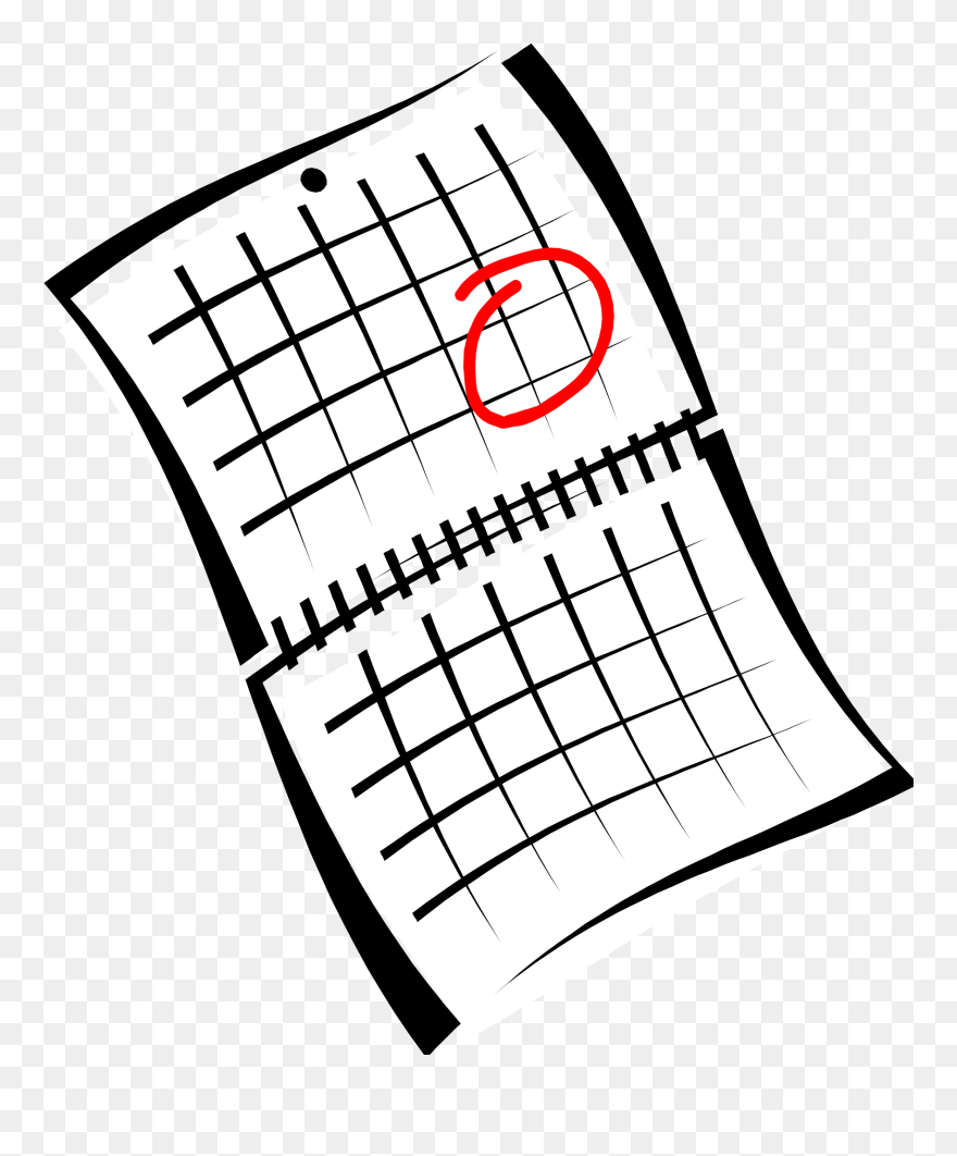 28 Collection Of Calendar Drawing Png - Calendar Clip Art Transparent Png
