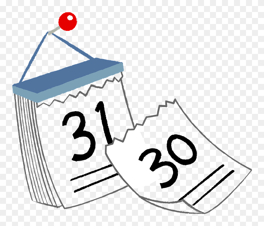 Day Calendar Clipart - Png Download