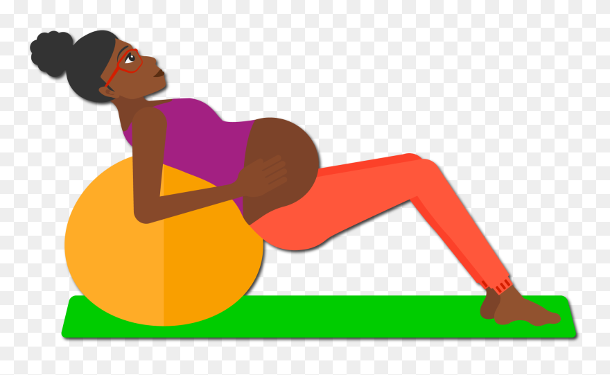 Pregnant Exercise Transparent Graphic Clipart