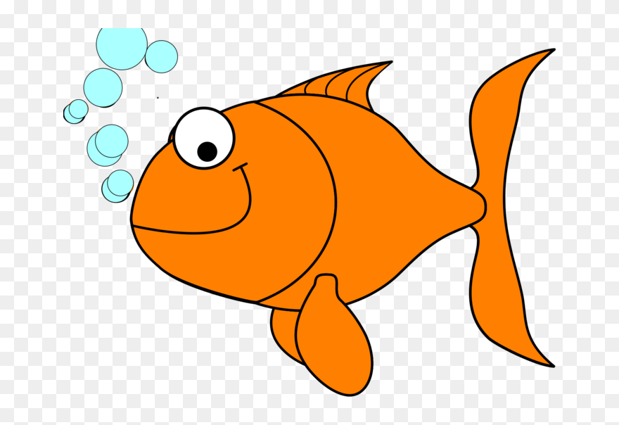Goldfish Clipart Golden Fish - Clipart Transparent Background Fish - Png Download