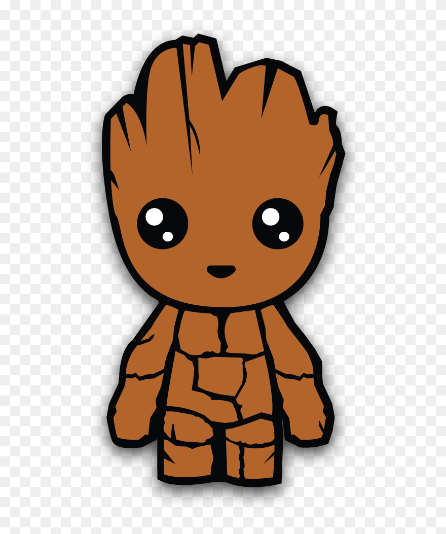 Rocket Raccoon Clipart Baby Groot - Baby Groot Png Transparent Png