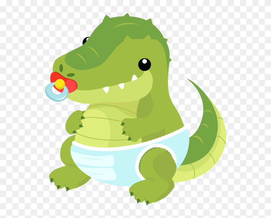 Baby Alligator Png - Crocodile Cartoon Transparent Background Clipart