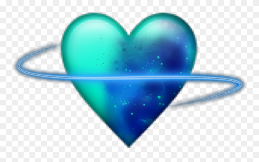 Herz Smiley - Galaxy Love Heart Emoji Clipart
