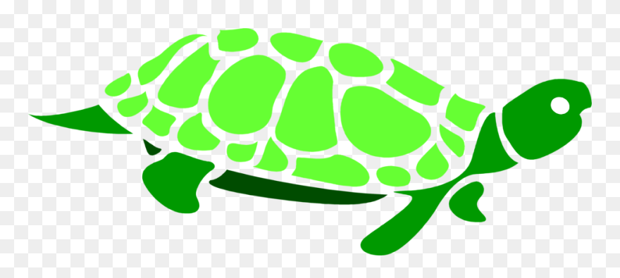 Green Sea Turtle Clip Art - Transparent Background Graphic Turtle Clip Art - Png Download