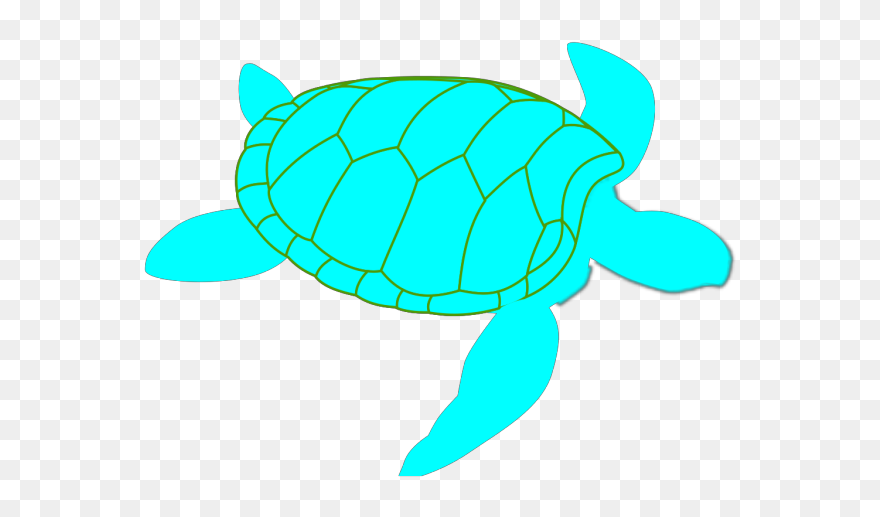 Clipart Sea Turtle Silhouette - Png Download