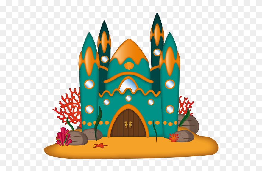 Castle Under The Sea Png Clipart