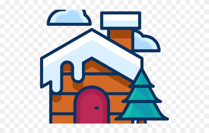 Snow Ski Cliparts - Snow House Icon - Png Download