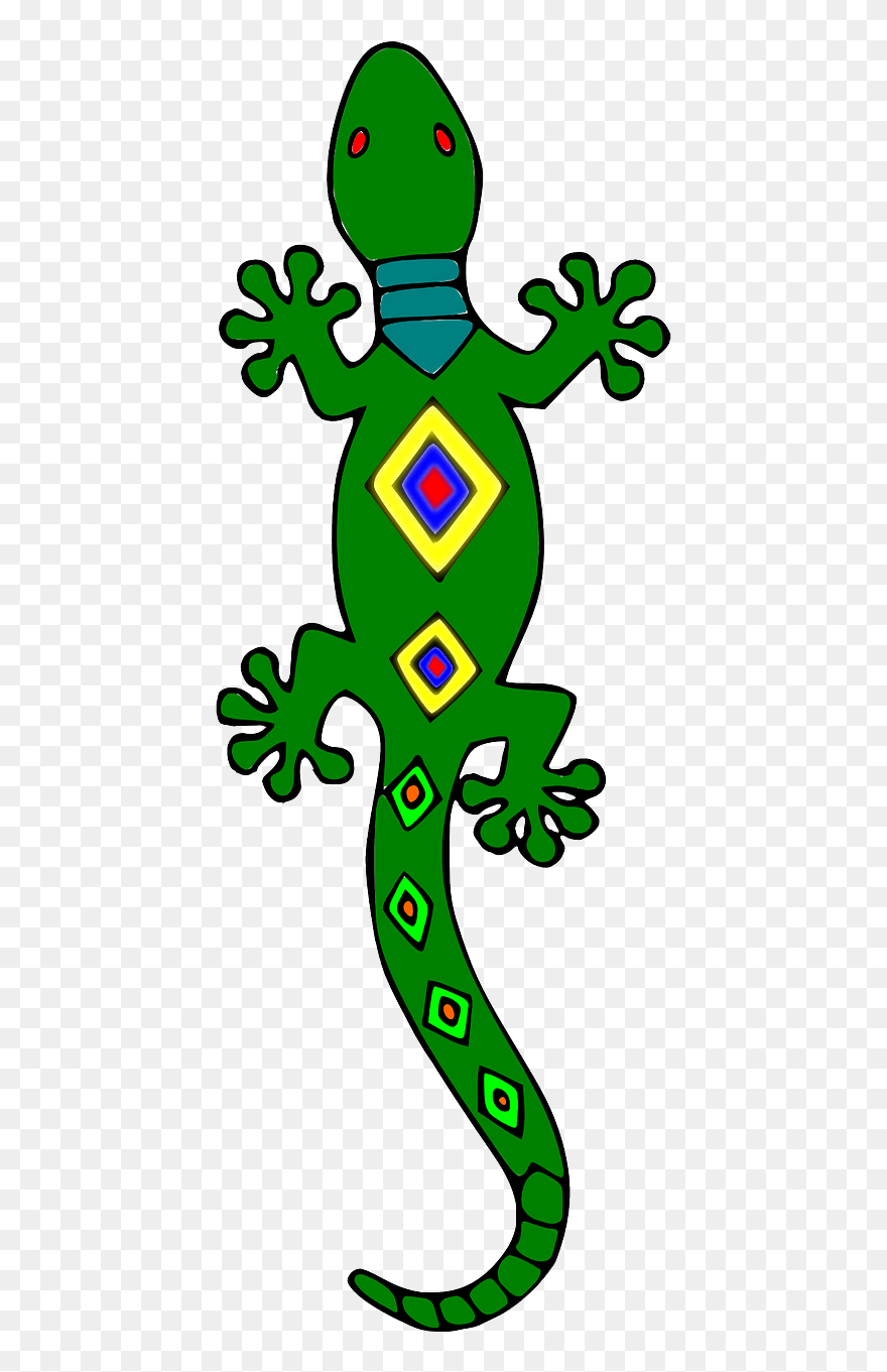 壁虎 Clipart