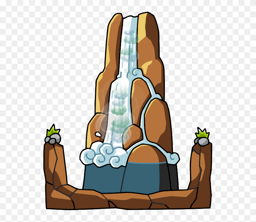 Waterfall Clipart River - Scribblenauts Waterfall - Png Download