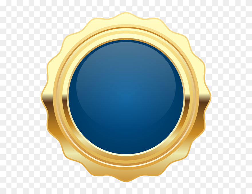 School Badge Clipart Clip Black And White Library Seal - Circle - Png Download