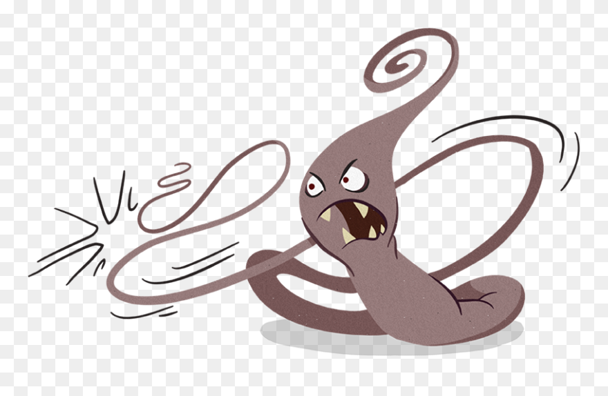 Worm Clipart Realistic - Animated Whipworm - Png Download