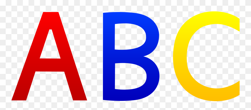 Abc Alphabet Letters - Clip Art Alphabet Letters Free - Png Download