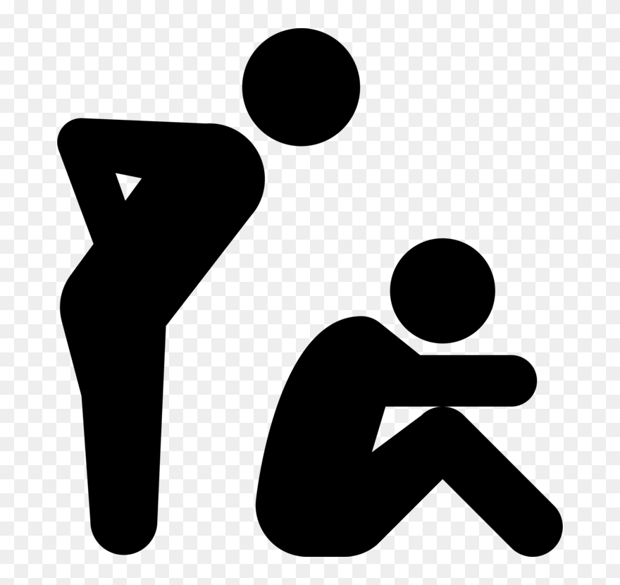 Human Photography - Black And White Bullying Clipart - Png Download