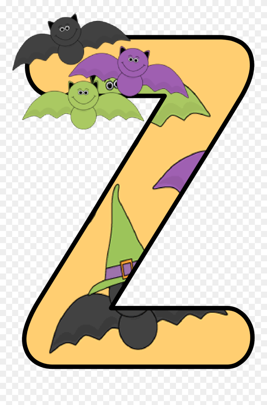 Alfabeto Murcielago Clipart