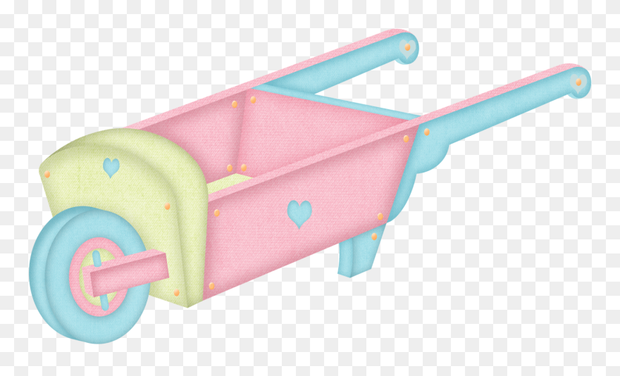 Transparent Wheelbarrow Clipart - Cradle - Png Download
