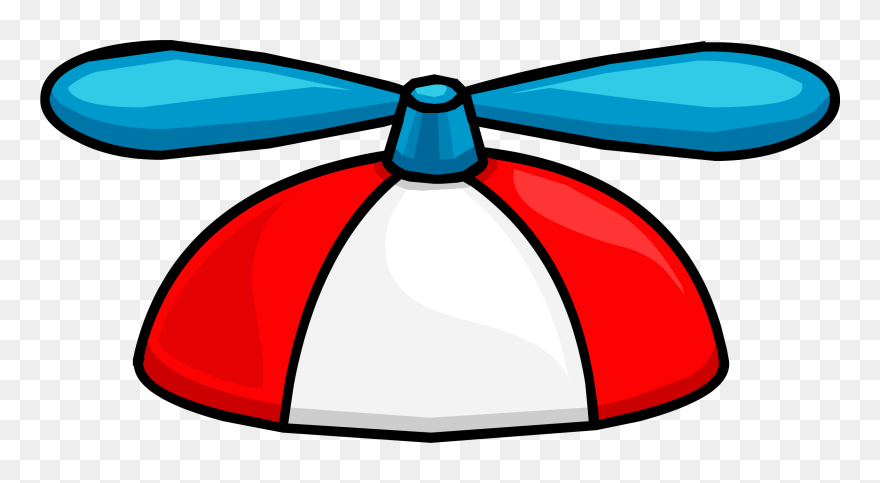 Helicopter Hat Transparent & Png Clipart Free Download - Propeller Hat Png