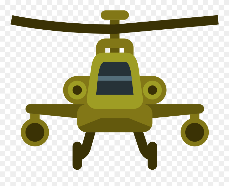 Army Helicopter Clipart - Png Download