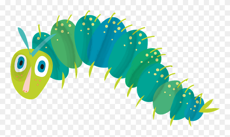 Caterpillar Clipart - Illustration - Png Download