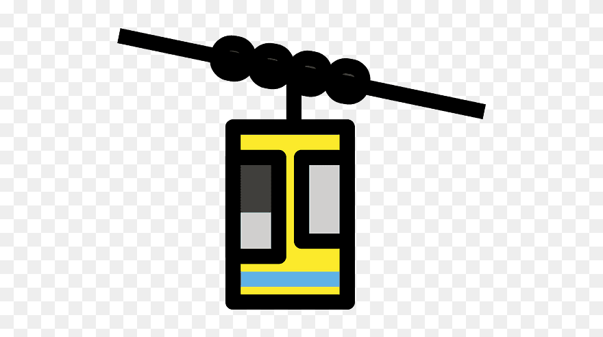 Aerial Tramway Emoji Clipart - Png Download