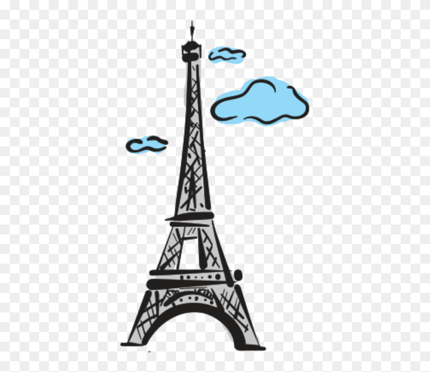 1000 Images About Paris - Eiffel Tower Cartoon Transparent Clipart