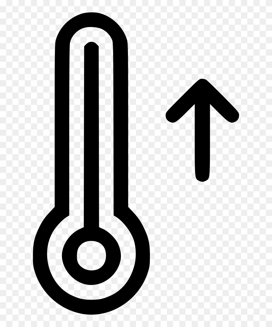 Transparent Thermometer Clipart - High Temperature Icon Png