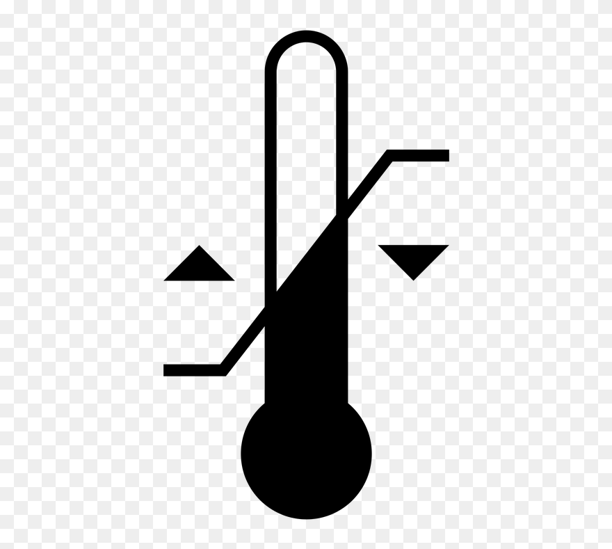 Thermometer Black White Png Clipart