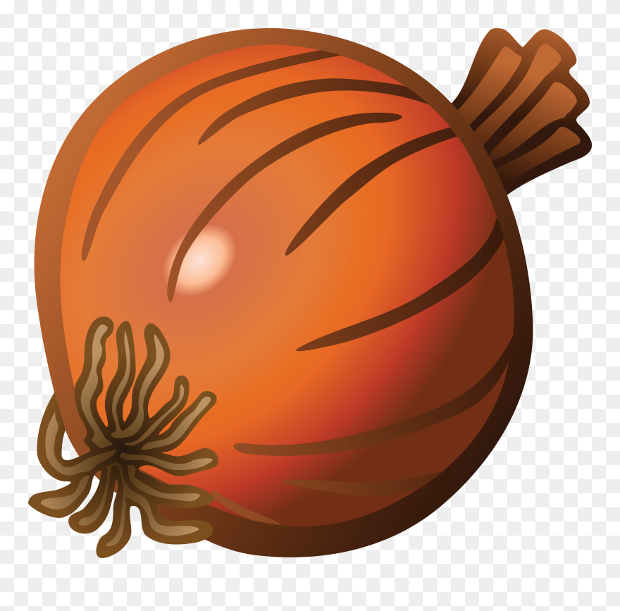 Free Clipart Of An Onion - Desenho De Uma Cebola - Png Download