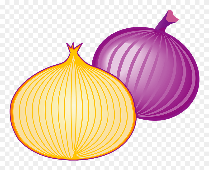 Red Onion Vegetable Clipart - Red Onion - Png Download