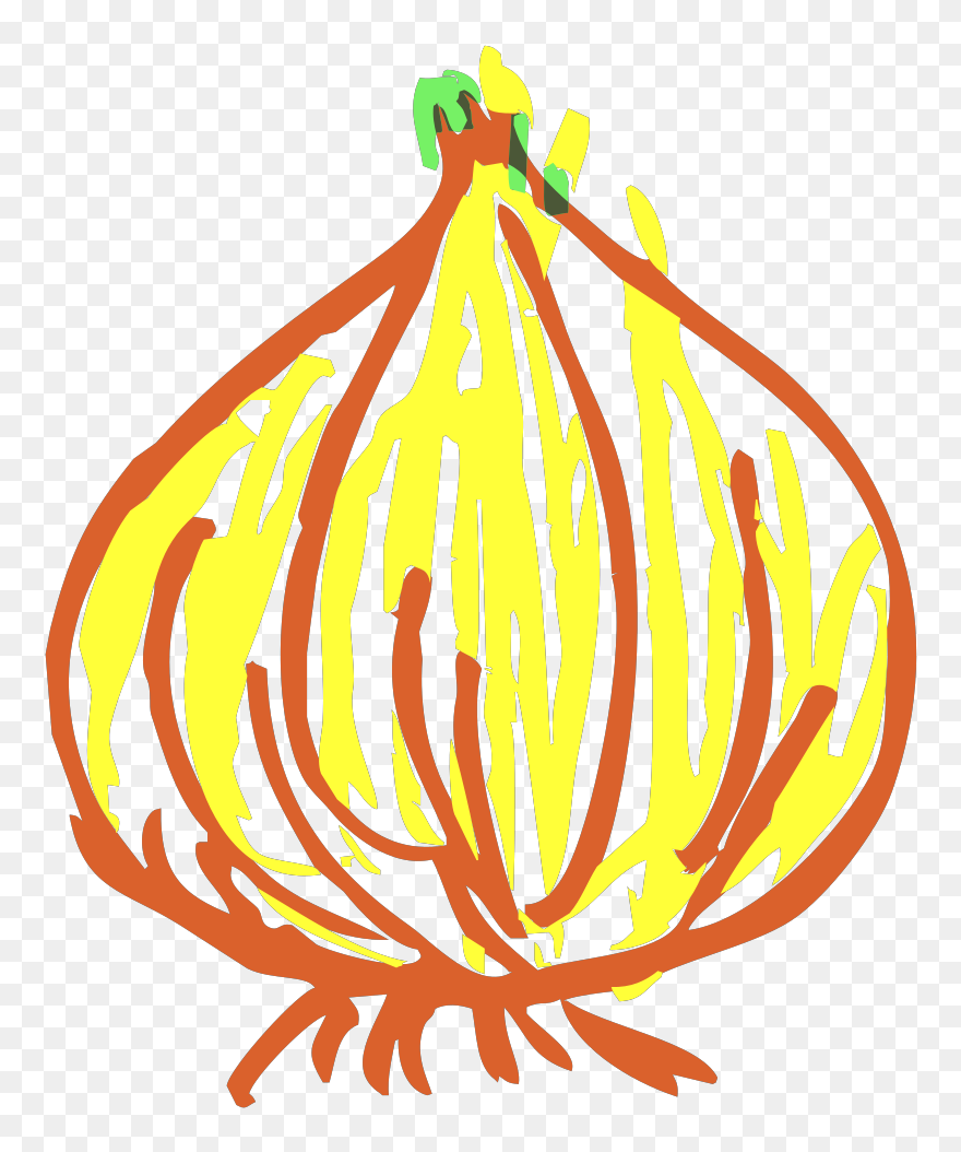 Onion Svg Clip Arts - Bawang Vektor - Png Download