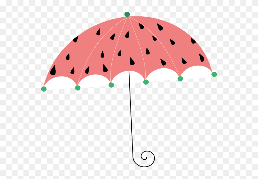 Cute Clip Art Umbrella - Png Download