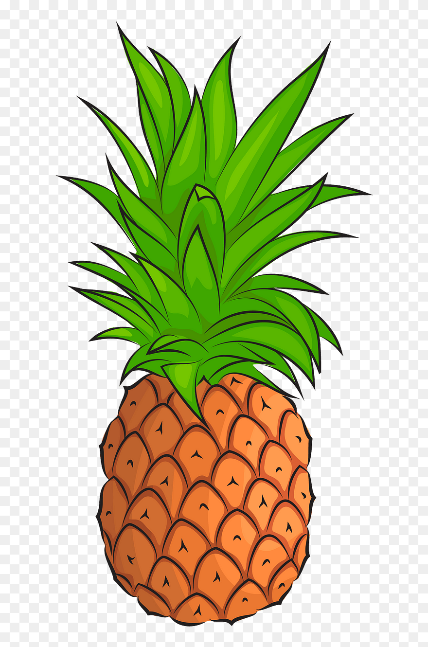 Pineapple Clipart - Clipart Ananas - Png Download