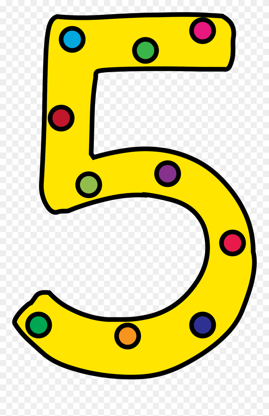 Lucky Five For Friday The 13th - Five Clipart - Png Download