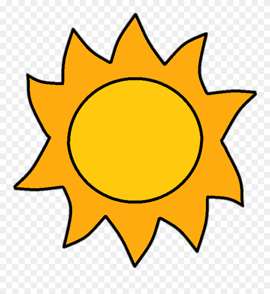 Noon Sun Clipart Clip Art Black And White August - Circle - Png Download