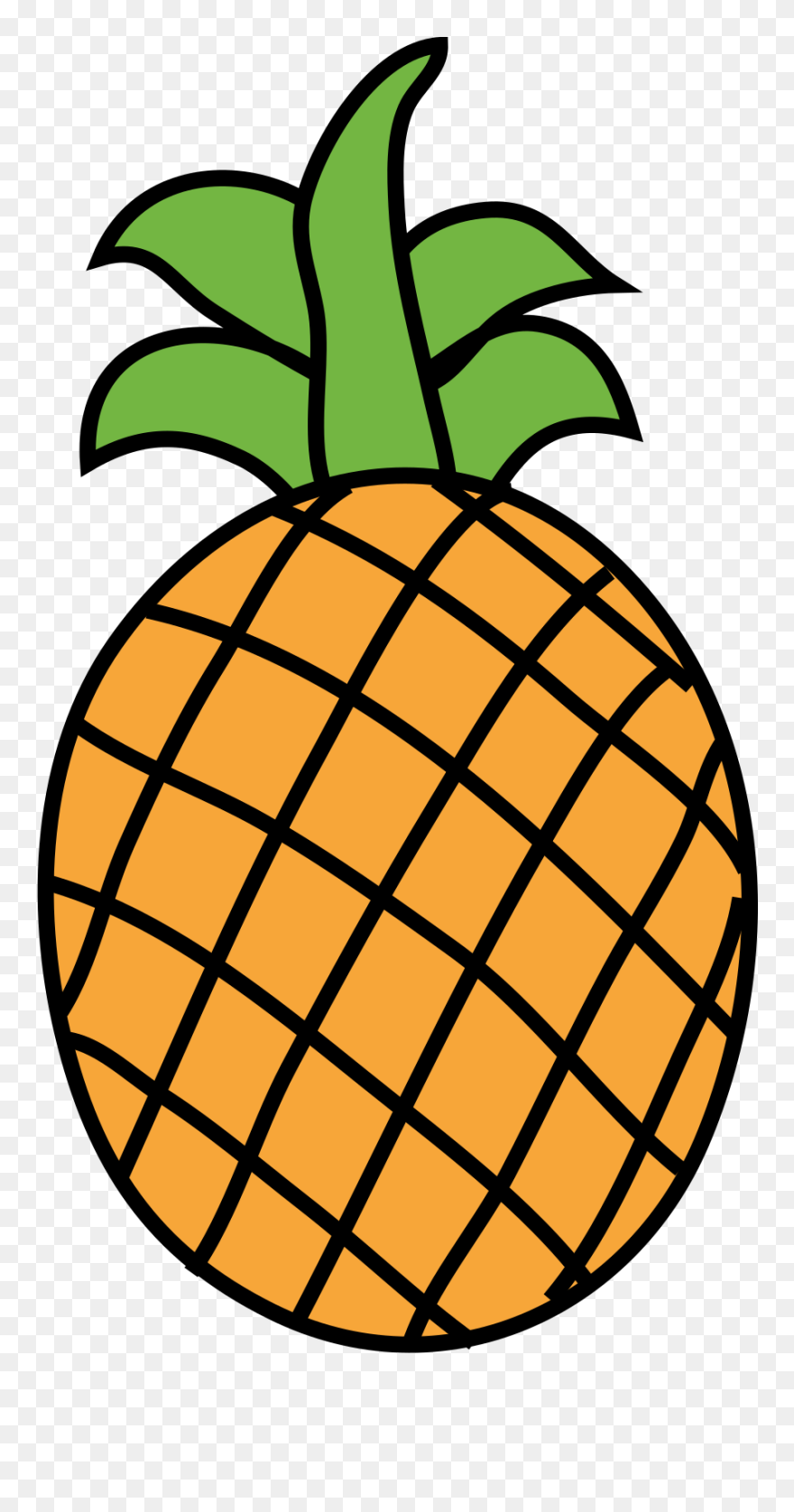 Clip Art Black And White Fruit - Png Download