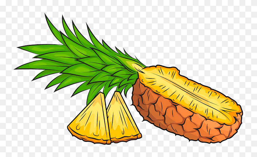 Fresh Pineapple Clipart - Png Download