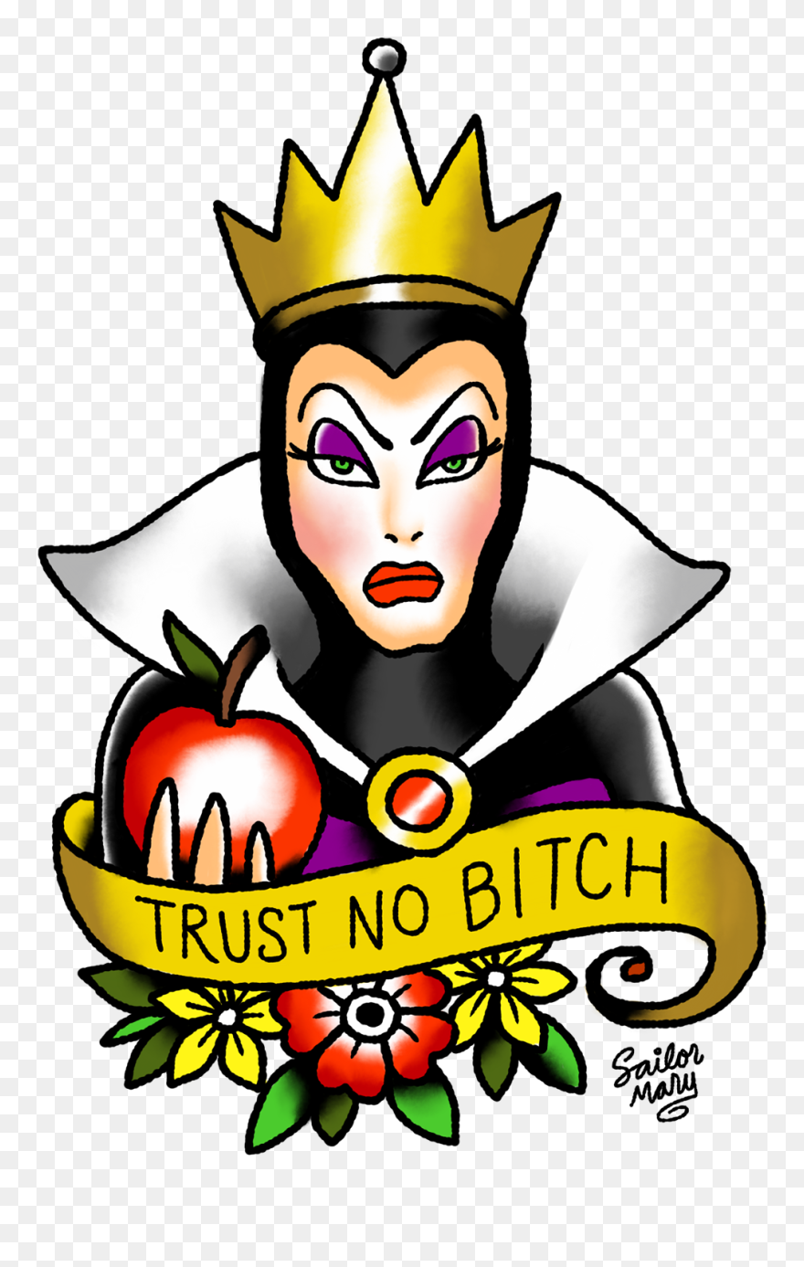 Transparent Face Tattoo Png - Disney Villains Tattoo Designs Clipart