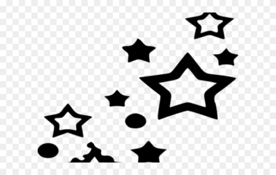 Transparent Stars Clipart Black And White - Shining Stars - Png Download