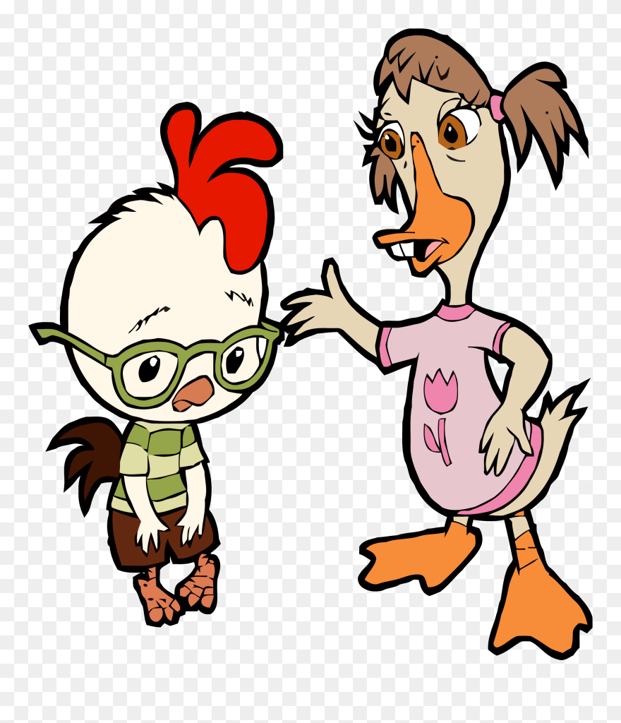 Clipart Duck Sad - Chicken Little And Abby Mallard Png Transparent Png