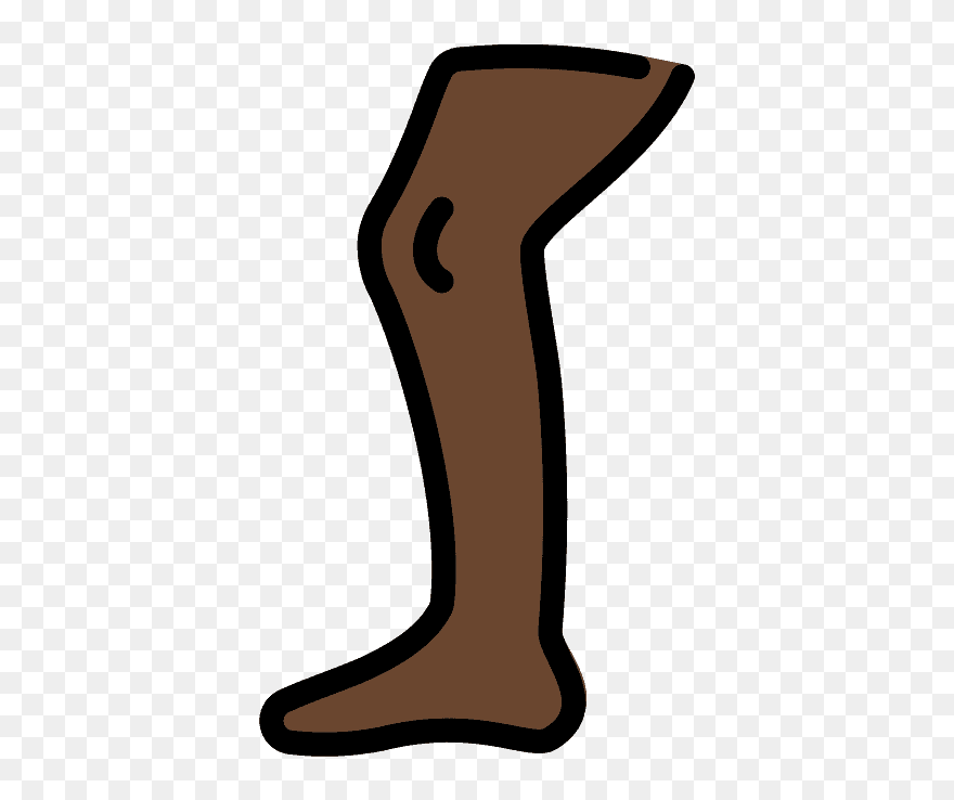 Leg Emoji Clipart - Png Download