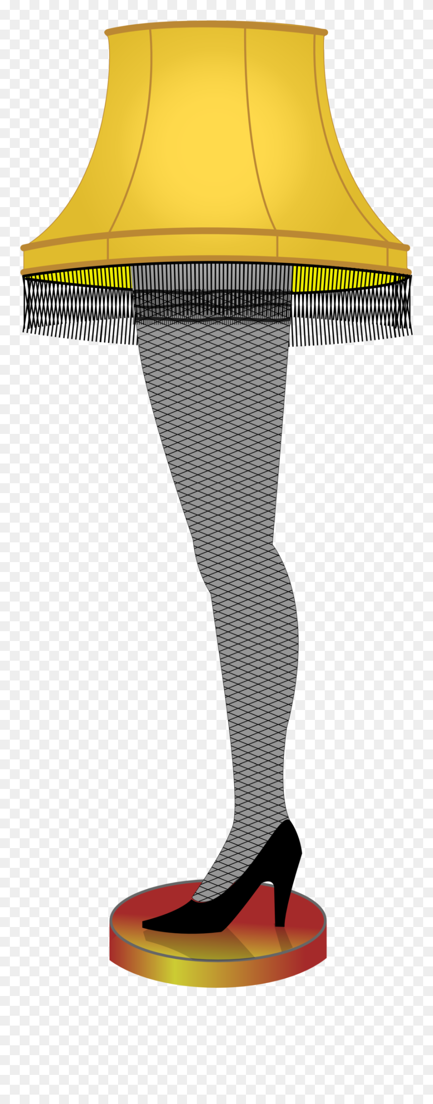 Leg Lamp Clipart - Christmas Story Lamp Clipart - Png Download