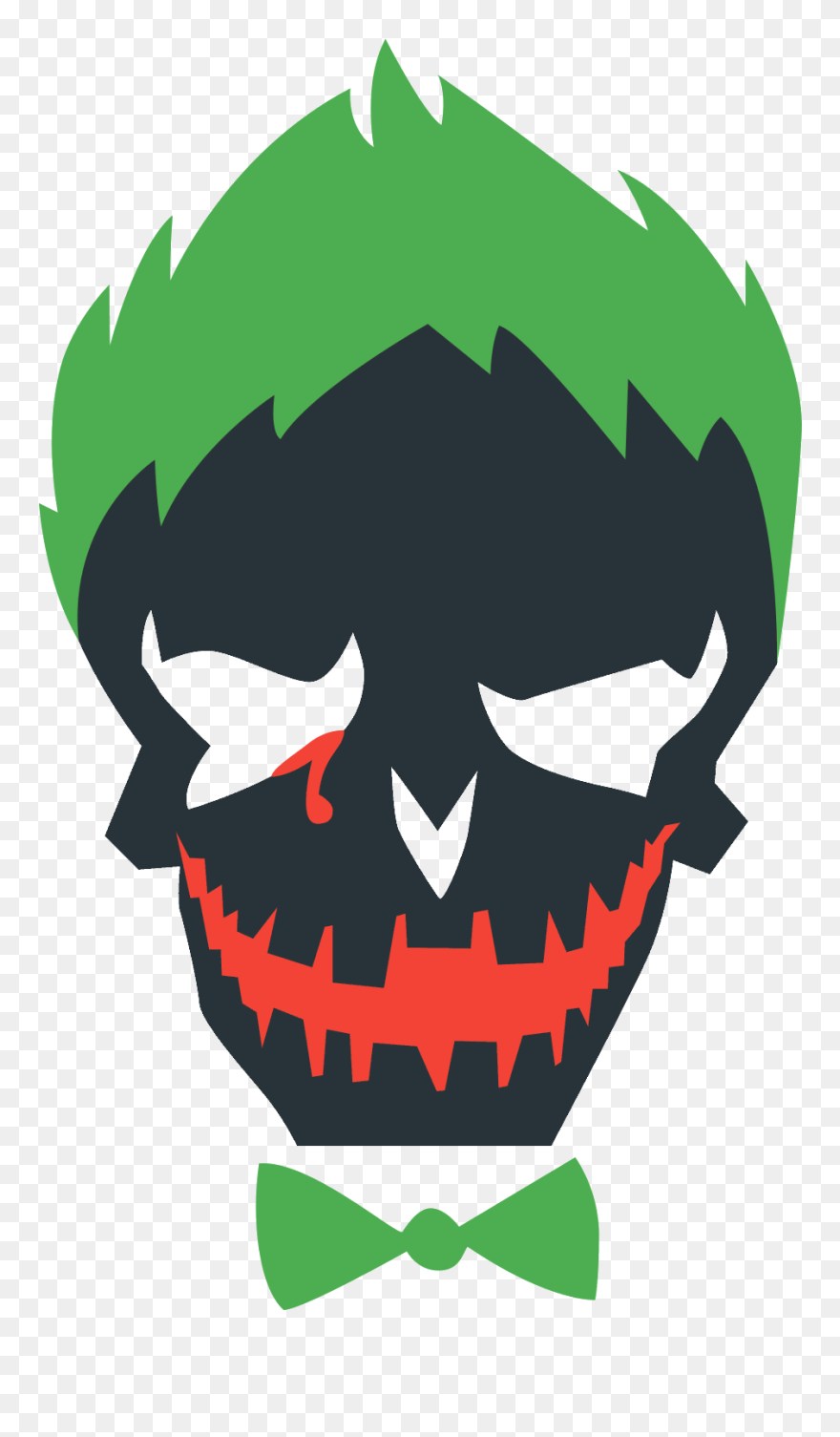Joker Clipart Anonymous Face - Harley Quinn And Joker Logo - Png Download