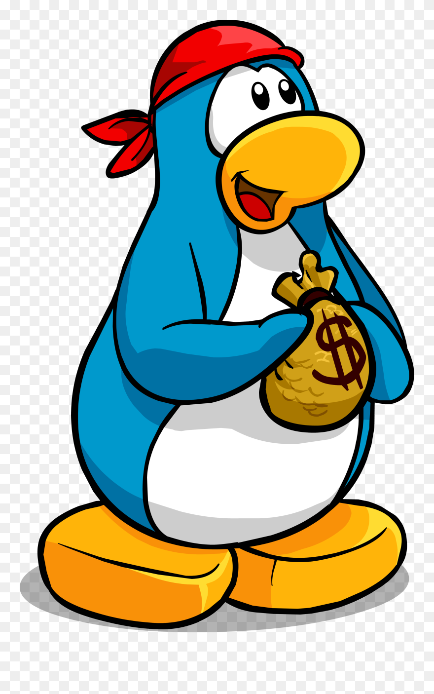 Image For Change Background - Pirate Penguin Club Penguin Clipart